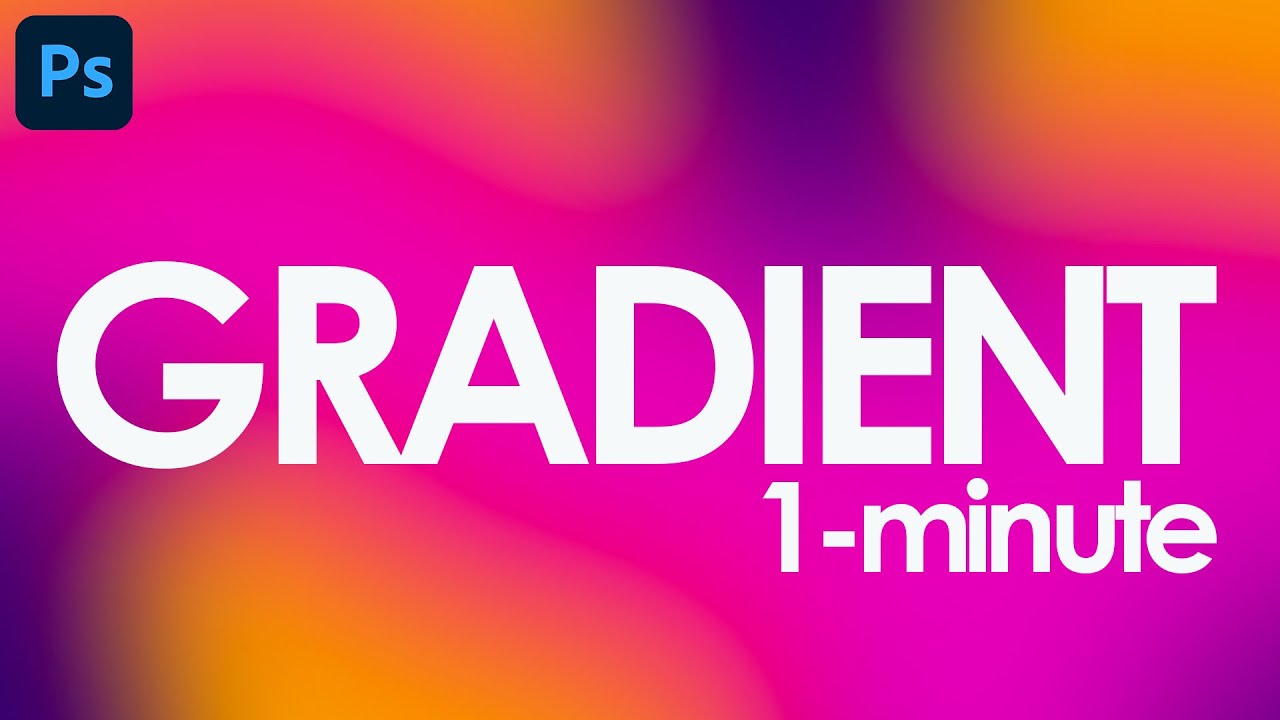 Photoshop Tutorial: How to create a gradient background