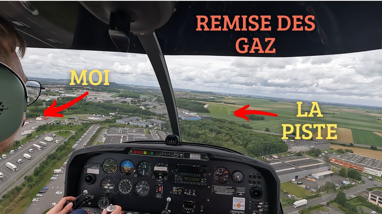 Remise des gaz et TOUR DE PISTE en DR400