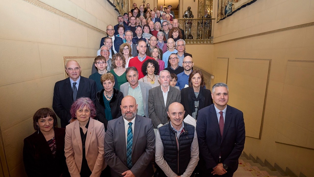 Reconocimiento a las personas que han donado objetos a la Comunidad Foral en 2025