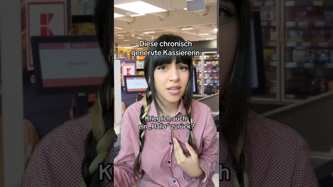 Die chronisch genervte Kassiererin 🧾🛒 #humor #comedy #lustigevideos #pov #funny #meme #memes