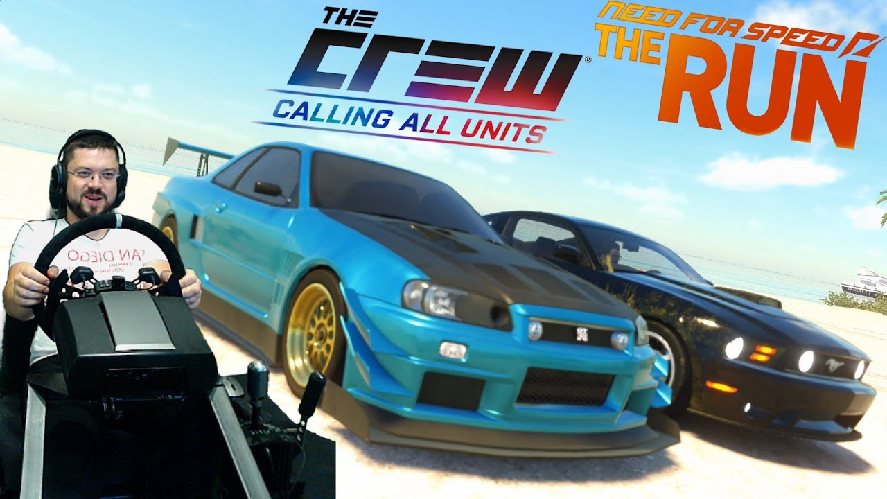 Маршрут NFS THE RUN в The Crew c OnePoint на PS4 + Руль Fanatec CSL Elite PS4