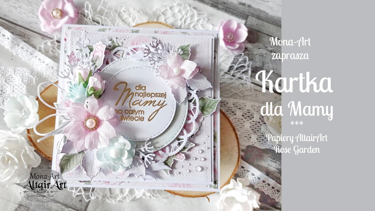 Kartka dla mamy z kolekcji Rose Garden 