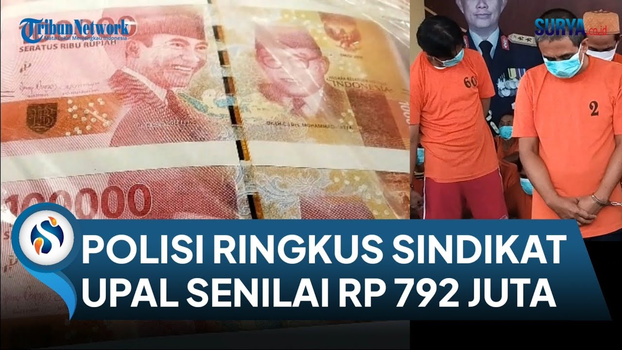 8 TSK Sindikat Uang Palsu Ditangkap Polisi Mojokerto, Total Upal Sekitar Rp 792 Juta