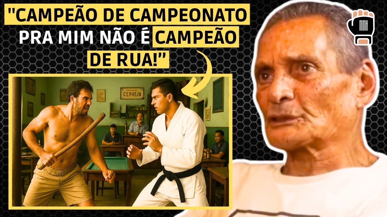 CAMPEÃO DE JIU-JITSU NÃO SABE BRIGAR NA RUA | RELSON GRACIE
