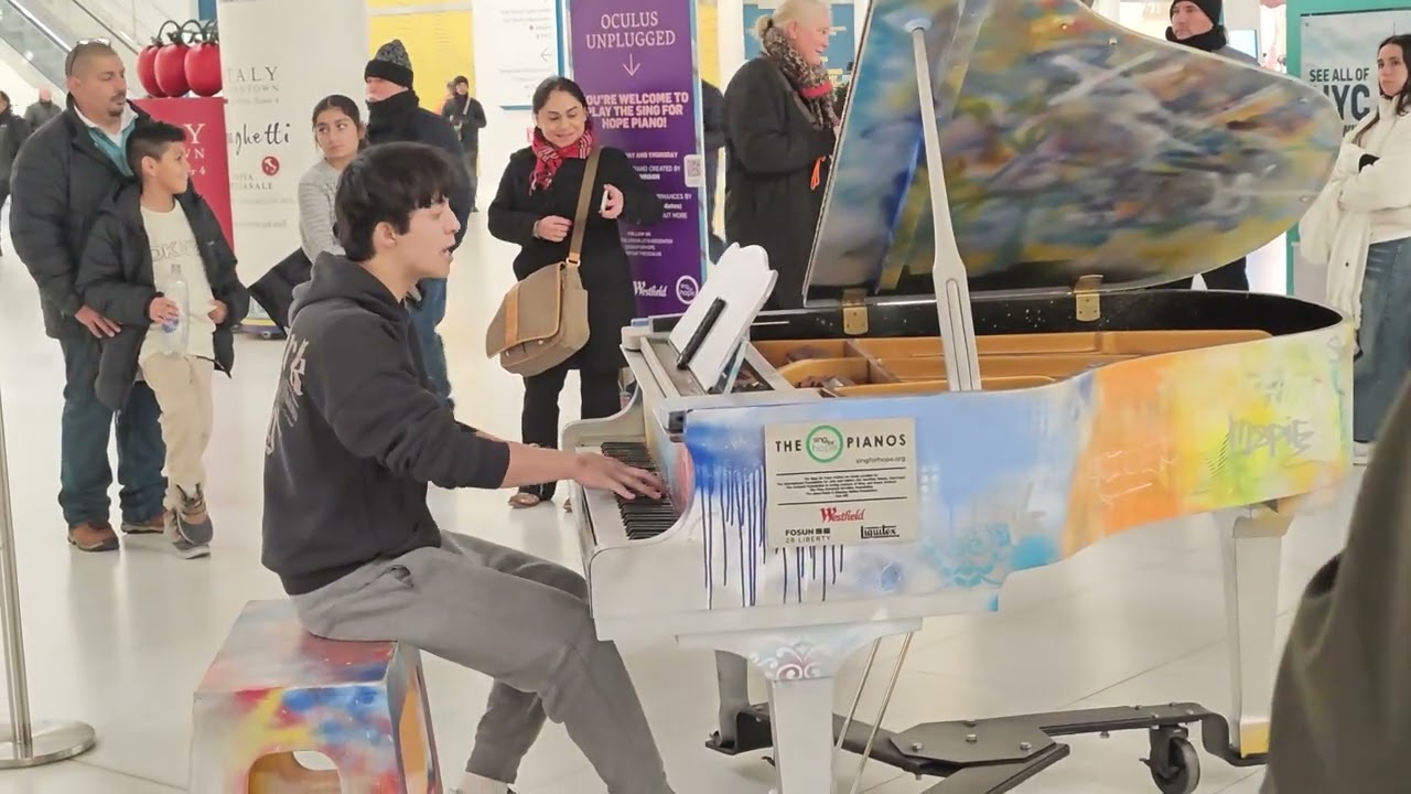 Piano 🎹 Performance at WTC, New York