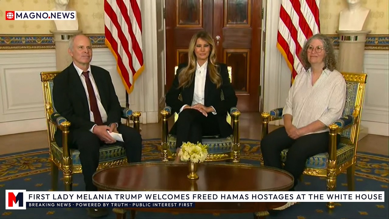 🇺🇸 First Lady Melania Trump Welcomes Freed Hamas Hostages in Emotional White House Ceremony [LIVE]