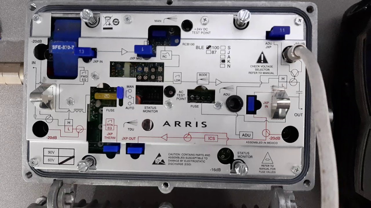 Proceso de Calibración en FORWARD Amplificador LE ARRIS