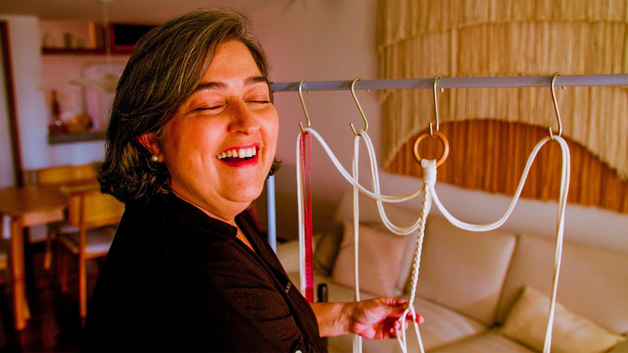 Dá pra fazer esse macramê de olhos fechados! | Tutorial Passo a Passo