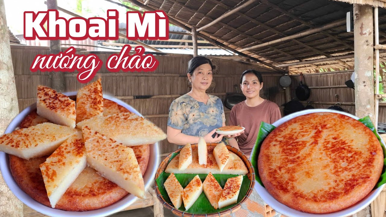 Làm KHOAI MÌ NƯỚNG CHẢO kiểu này vừa đơn giản lại vừa ngon
