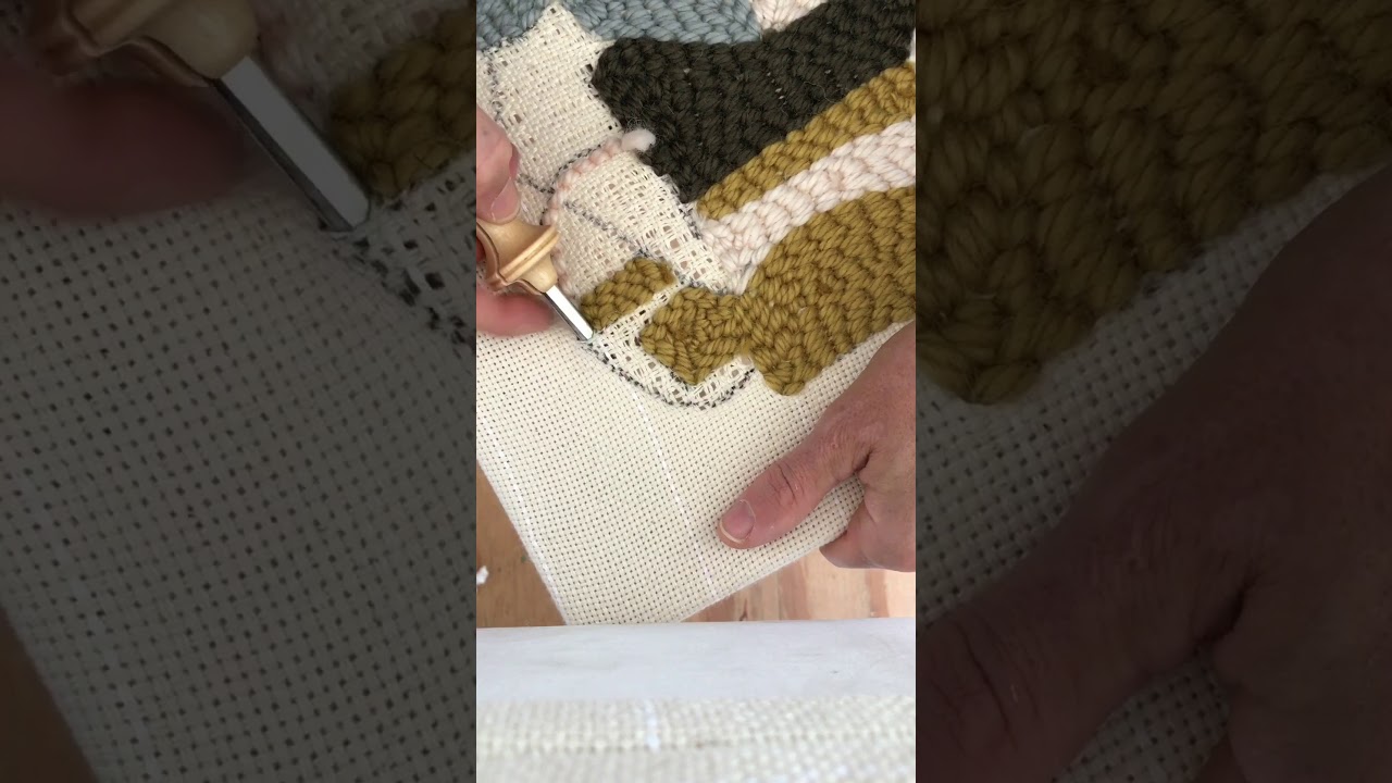 Rug Hooking with the Oxford Punch Needle (part 2)