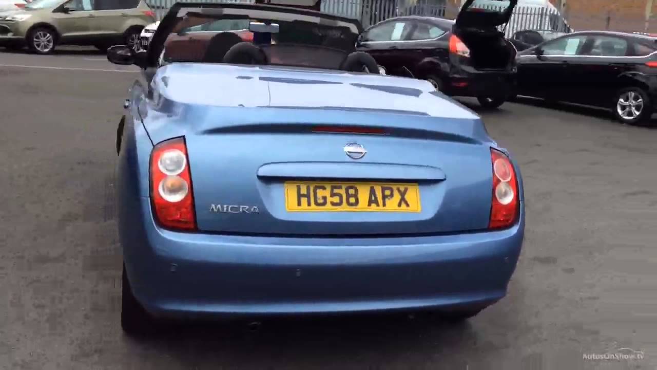 NISSAN MICRA ACENTA CC BLUE 2008