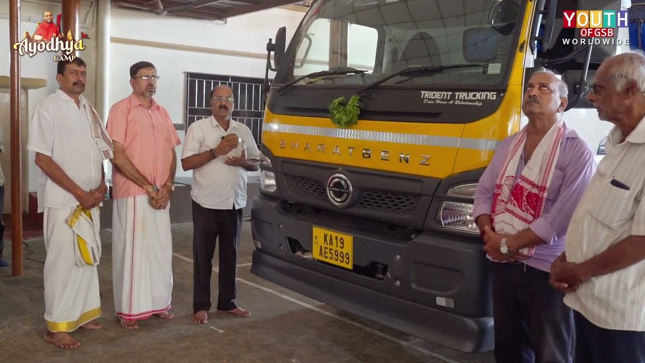 Preparations of Ayodhya Camp - 2 truckload of items being dispatched from Mangaluru to Ayodhya
