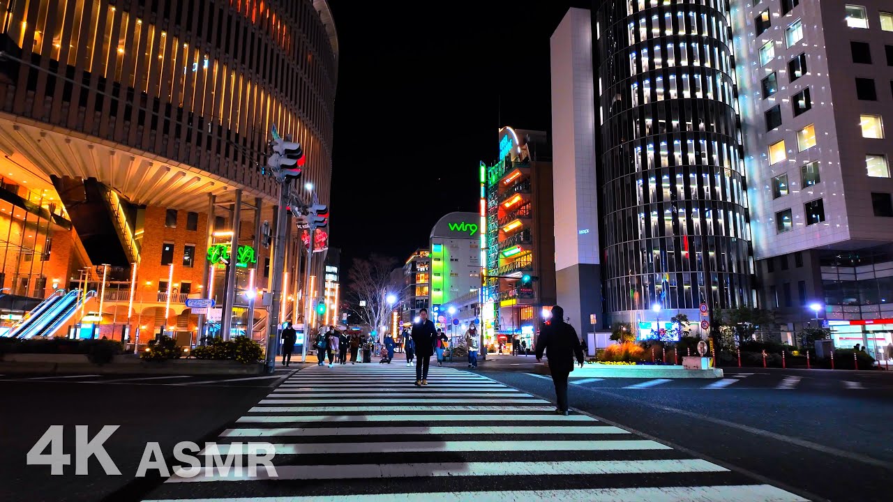 Night Walk in Kobe – Kobe Station to Sannomiya (Southern Route) | 4K | No Talking | Ambient Sound