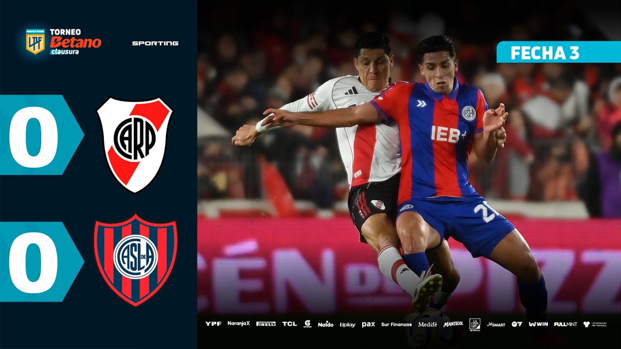 RIVER 0 - 0 SAN LORENZO I Resumen del partido | 