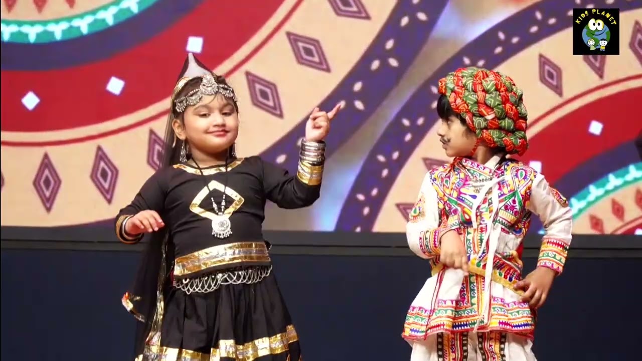 Rajasthan Folk Dance by Nursery Kids | KIDS PLANET & MUM CLASSES | ANNUAL DAY 2026