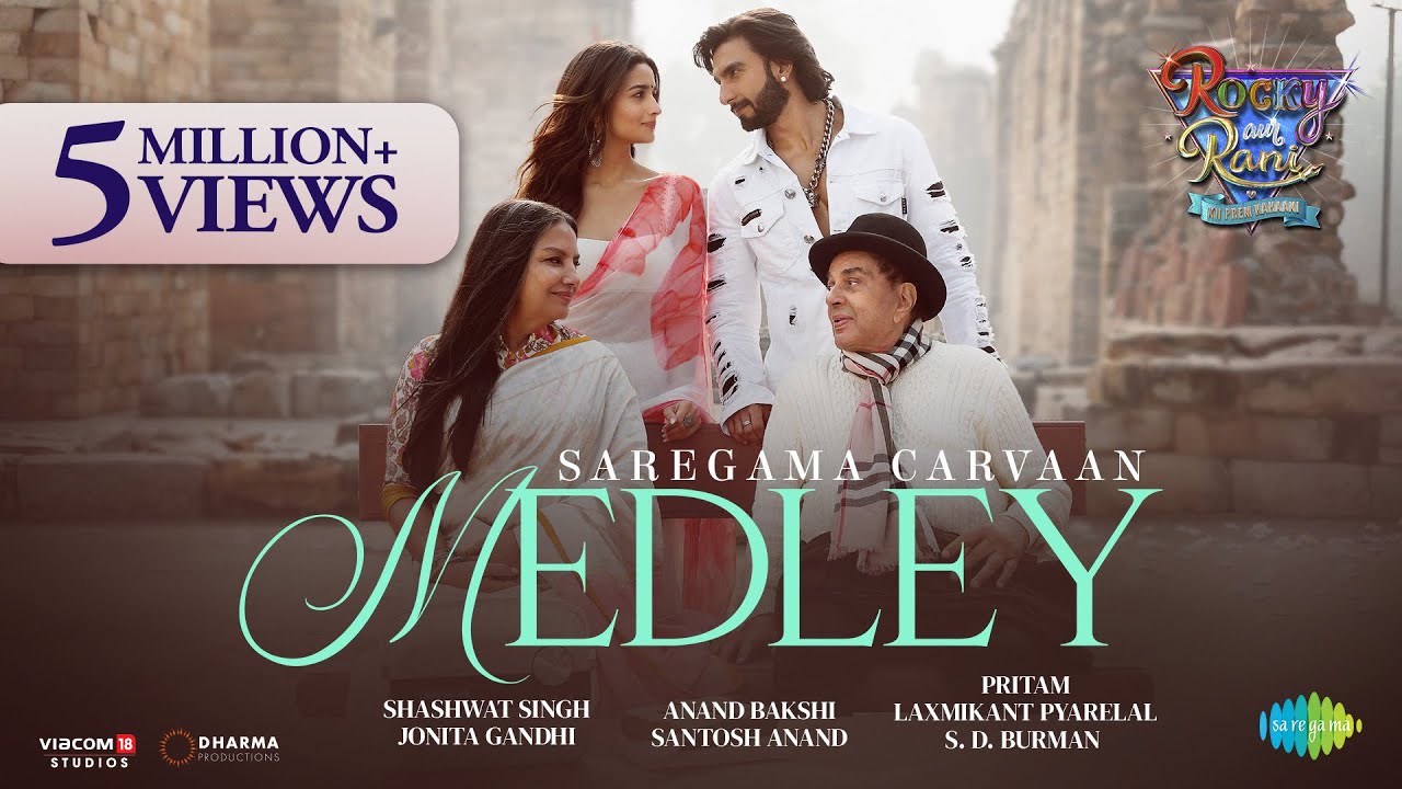 Saregama Carvaan Medley | Rocky Aur Rani Kii Prem Kahaani | Ranveer | Alia | Pritam |Jonita|Shashwat