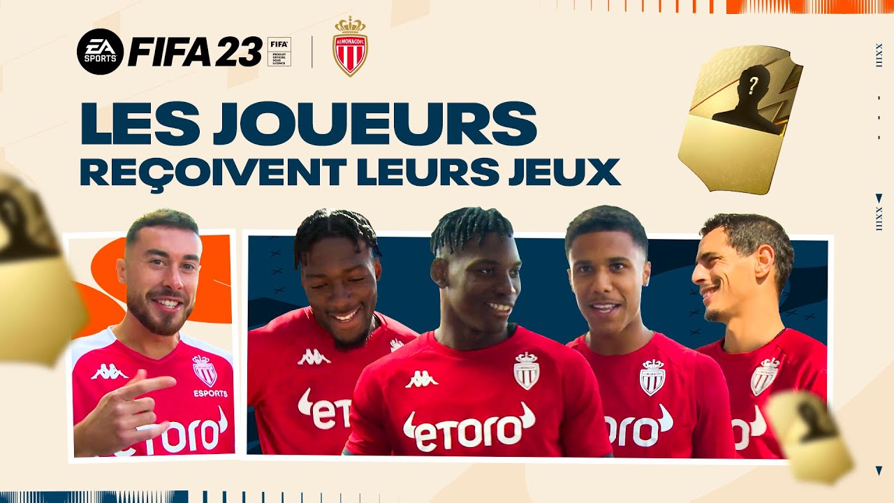 Les joueurs de l'AS Monaco découvrent leur notes sur FIFA 23 !