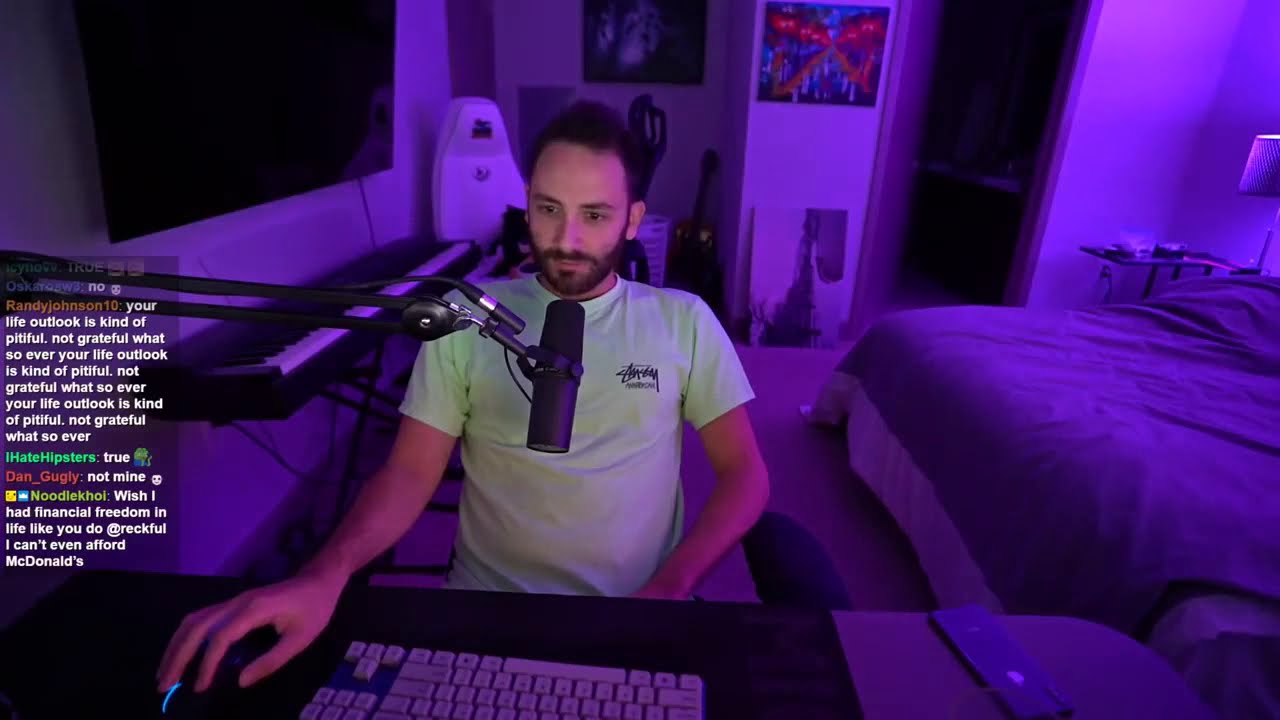 Reckful R.I.P (Old Stream that reveals his mentality and thoughts an year ago)