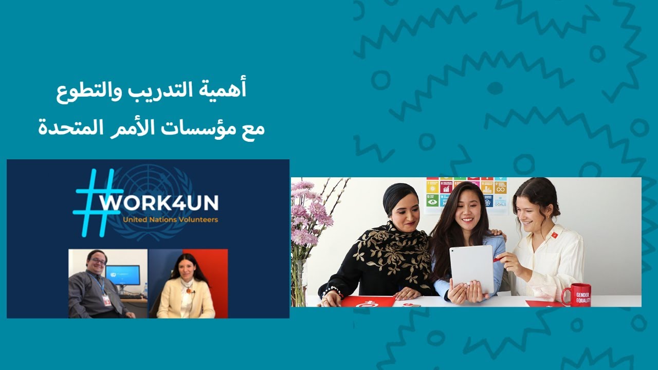 أهمية التدريب والتطوع في المؤسسات والمنظمات التابعة للأمم المتحدة