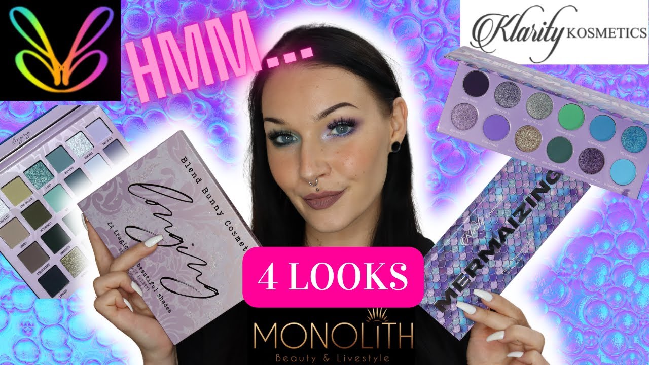 LONGING von BlendBunnyCosmetics vs. MERMAIZING von Klarity Kosmetics I Palettenvergleich I Monolith