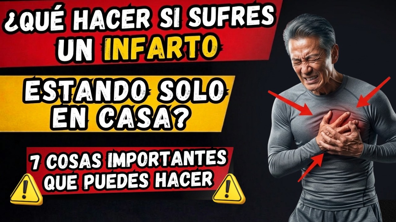 🚨 Infarto Estando Solo: 7 Cosas Que Debes Hacer Inmediatamente