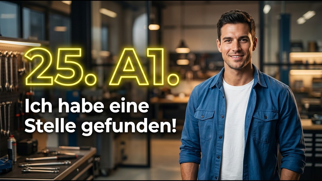 Learn German A1: Getting a Job & Surviving Bureaucracy! (Romantic Comedy)