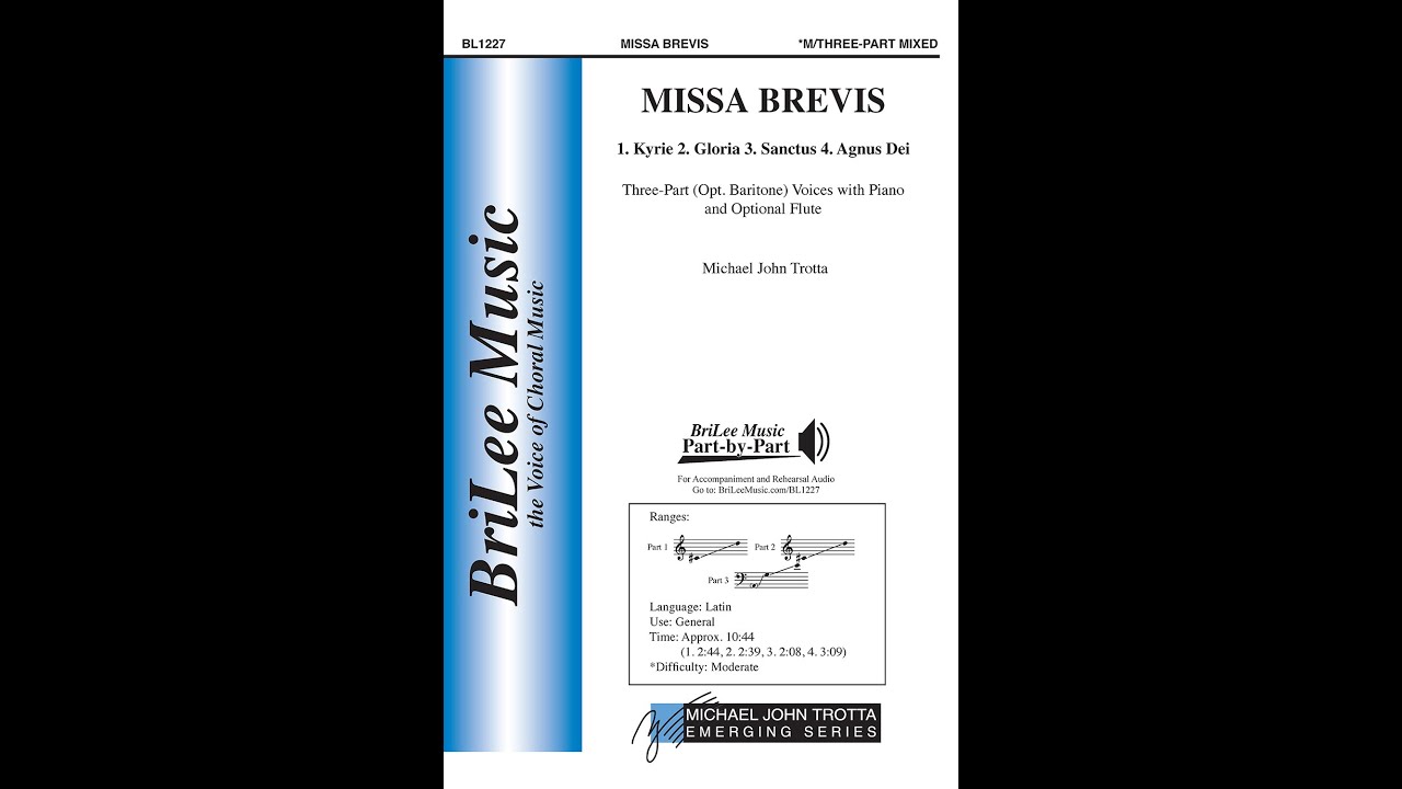 Missa Brevis (BL1227) by Michael John Trotta
