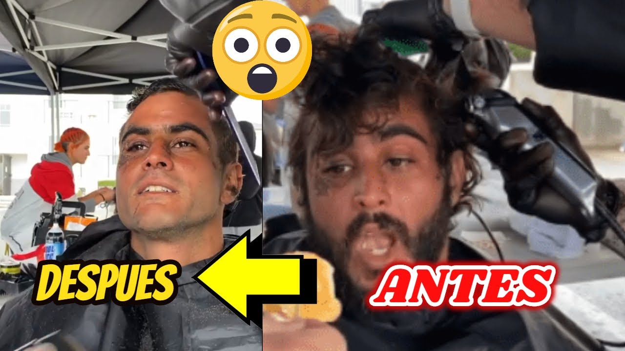 Indigente sufre cambio de look y se transforma en modelo