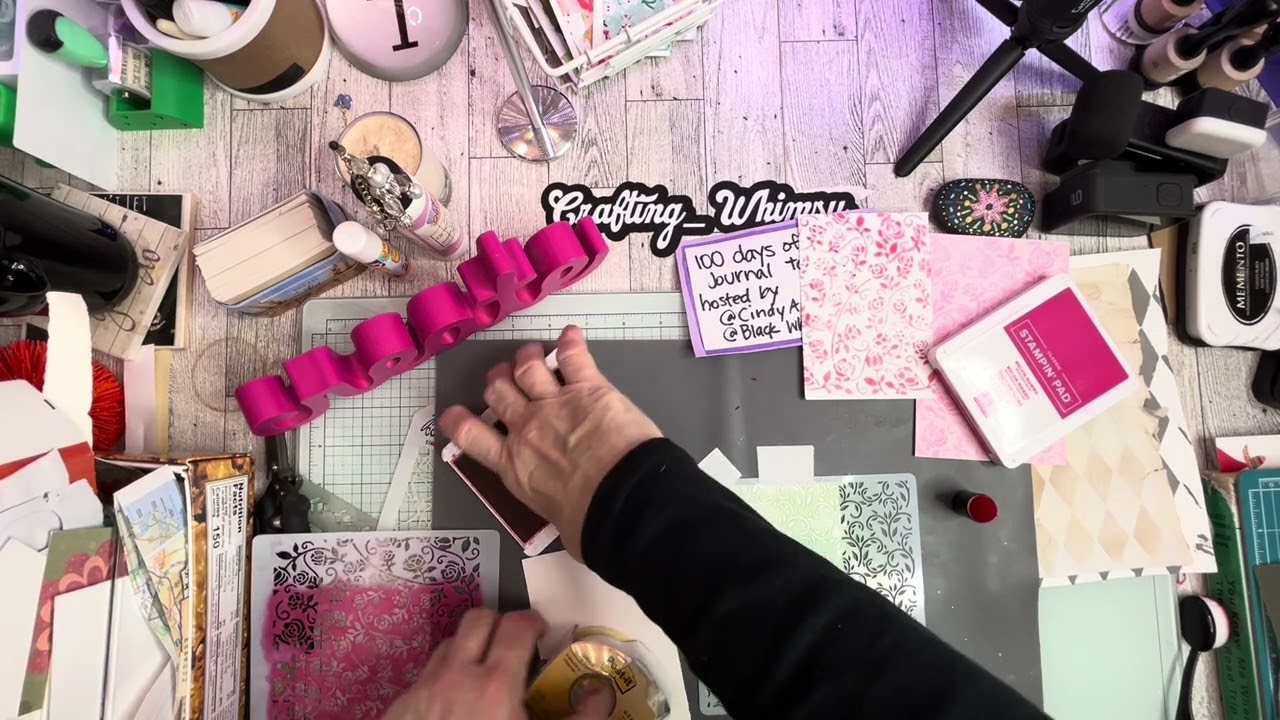 Day 8 #100daysoftags Stenciled tags