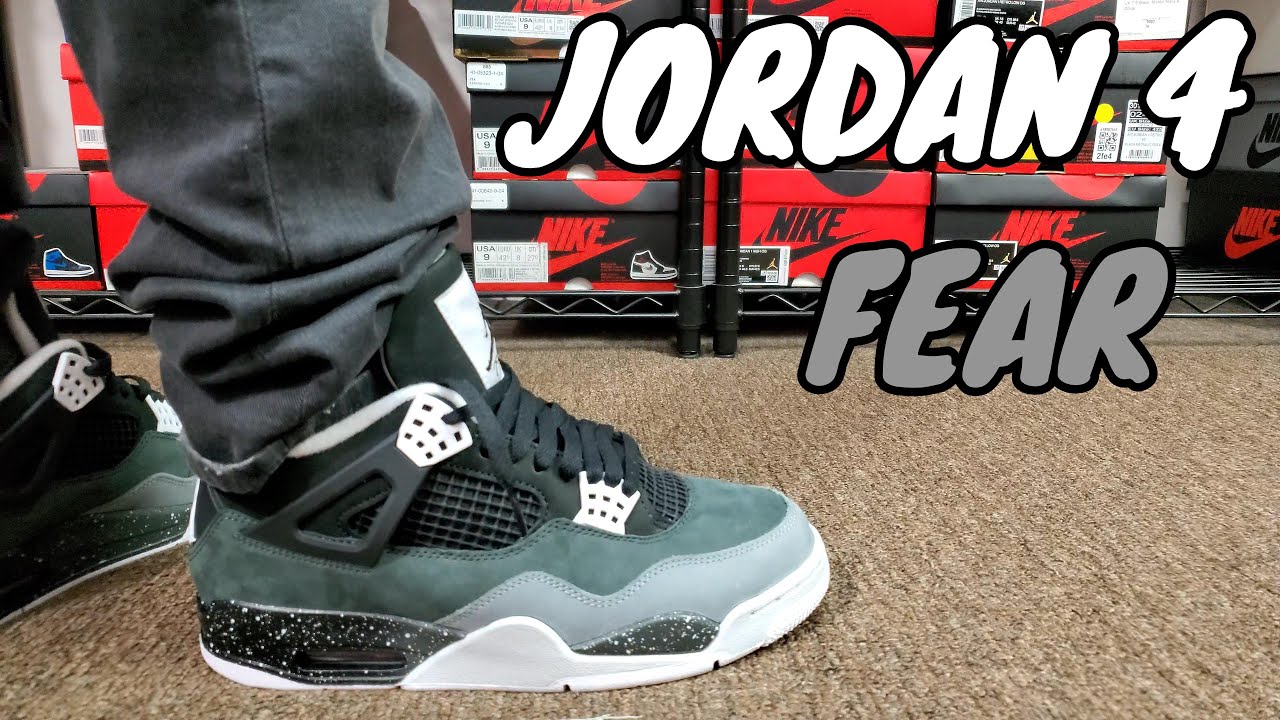 AIR JORDAN 4 FEAR REVIEW & ON FEET
