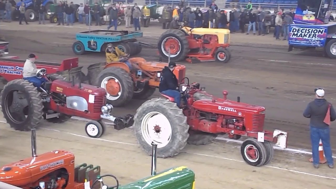 Antique Tractor Pulls at Pennsylvania Farm Show Complex in Harrisburg Pennsylvania