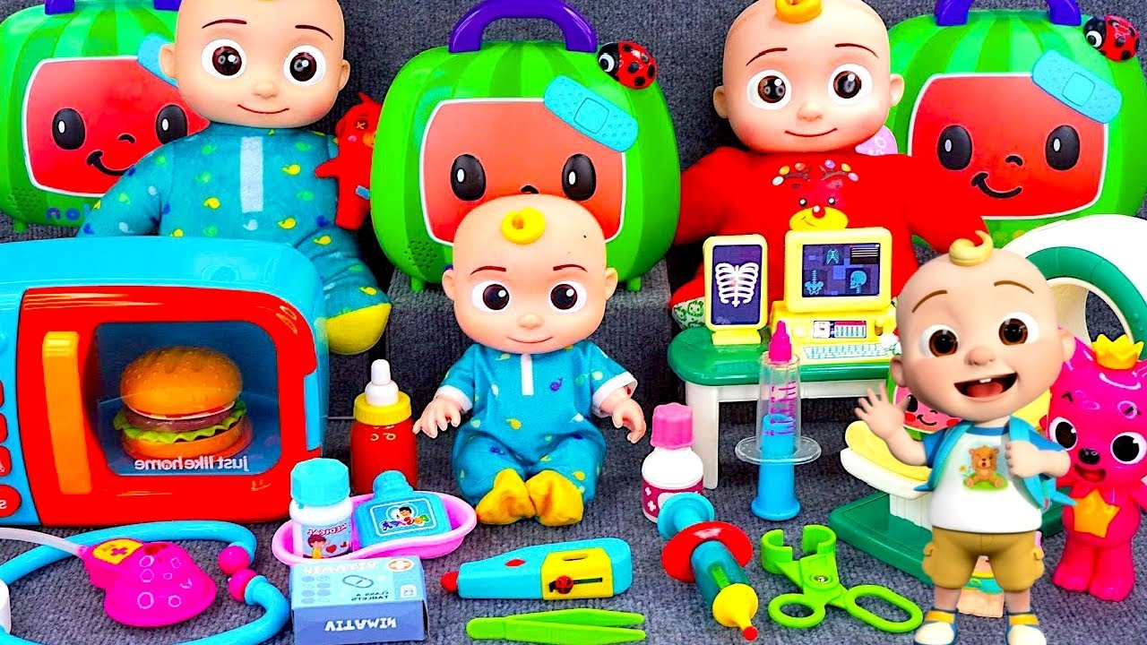 10 Minutes Satisfying with Unboxing COCOMELON Doctor Toys,  Kitchen Playset Collection ASMR