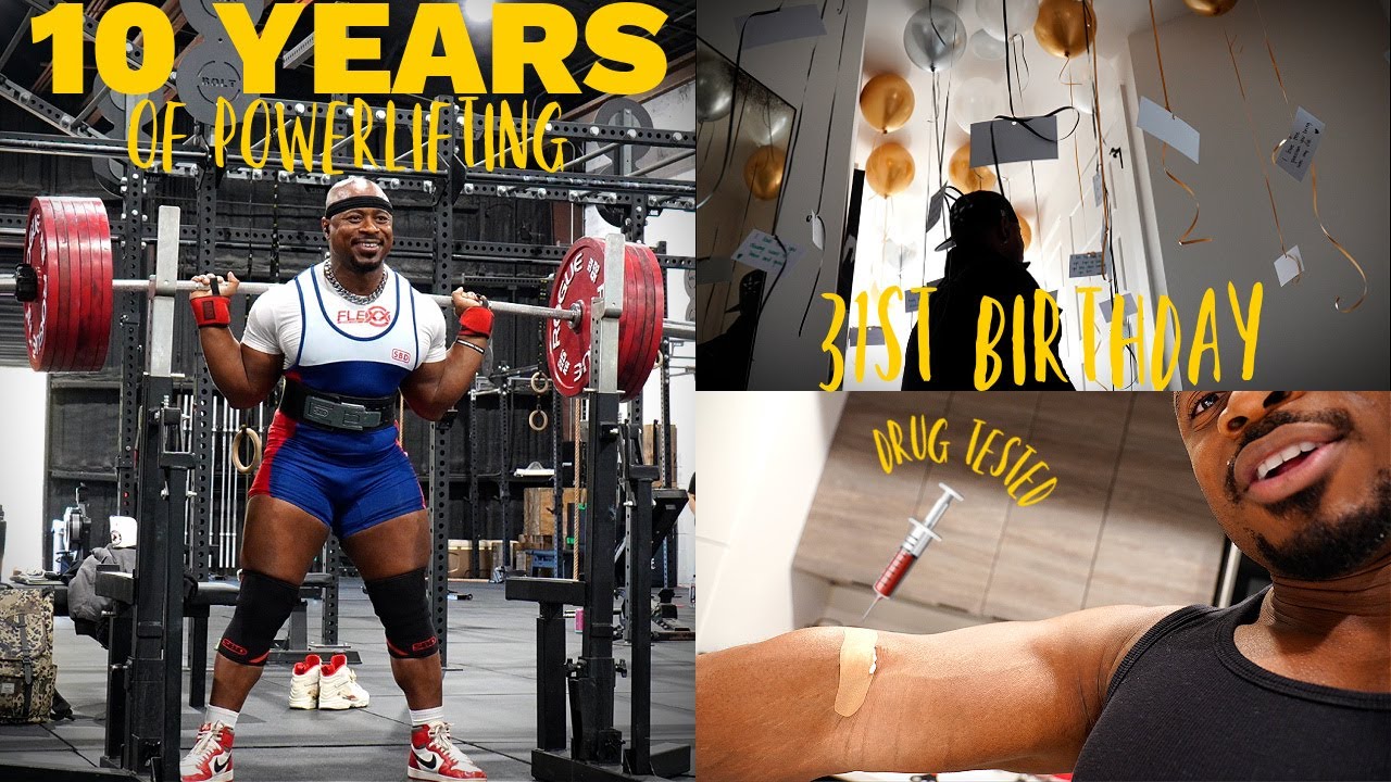 A DECADE OF POWERLIFTING, birthday surprise, I got drug tested AGAIN | Sheffy Prep Ep. 3
