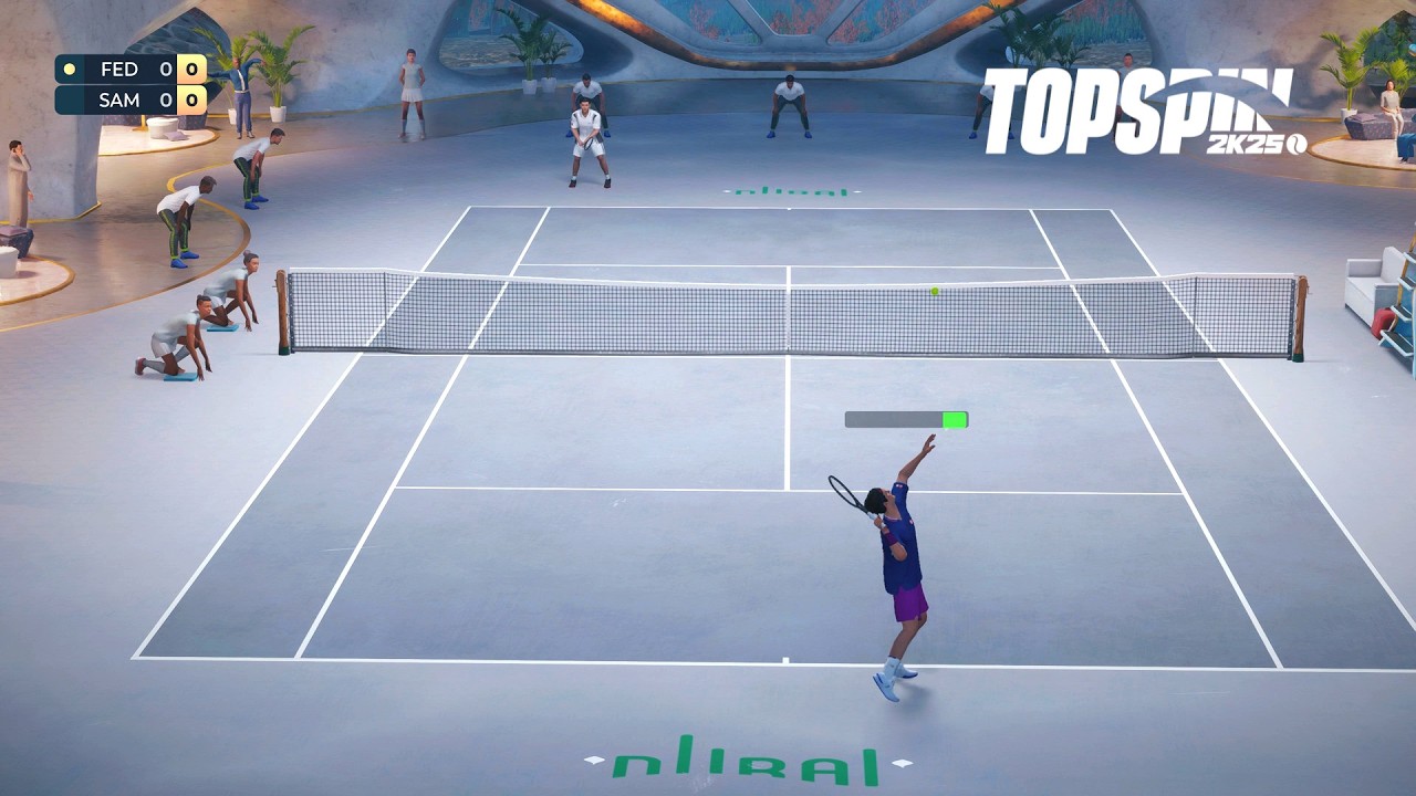 Top Spin 2K25 - Roger Federer Vs Pete Sampras I Dubai Sports Complex I Legend AI (PS5)