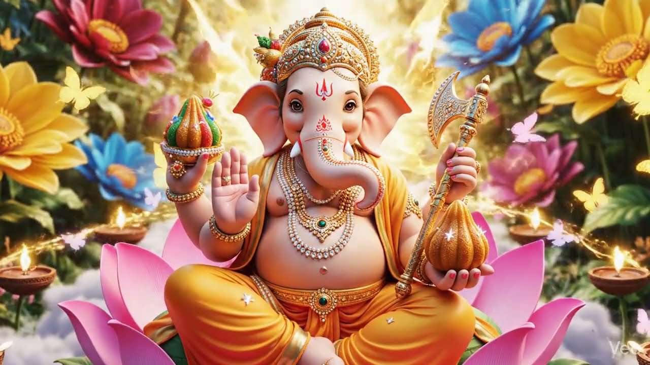 🌺 सुखकर्ता दुखहर्ता: गणपति बप्पा का दिव्य दर्शन ✨