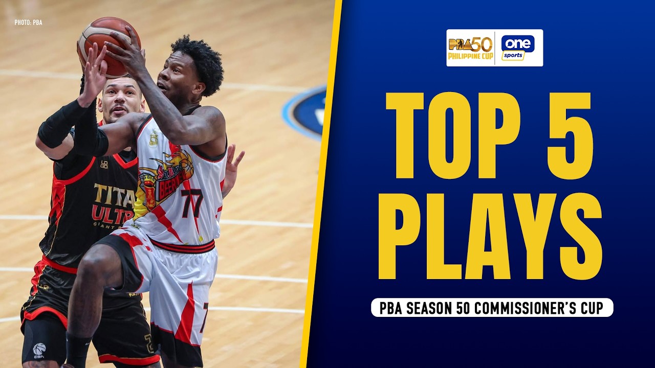 TOP 5 PLAYS | PBA SEASON 50 COMMISSIONER&rsquo;S CUP | MAR 21, 2026
