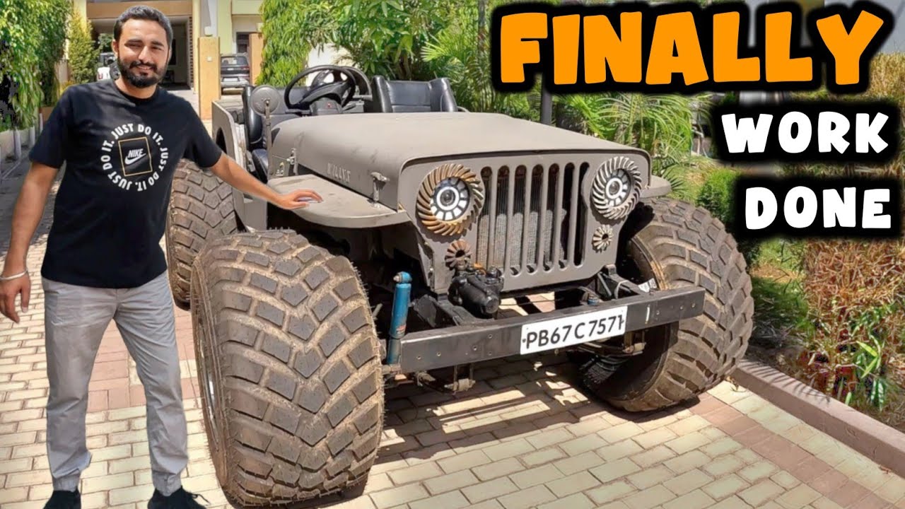 Finally Jeep ko Modified kar hi dia open Jeep par SofTop dal kar | khoo wale