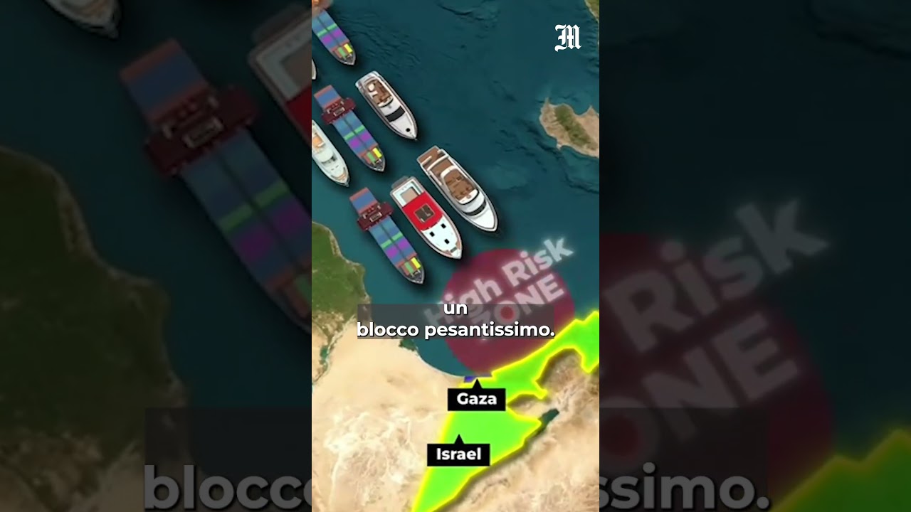 Cosa &egrave; il blocco navale di Israele e perch&eacute; la flottiglia vuole forzarlo?