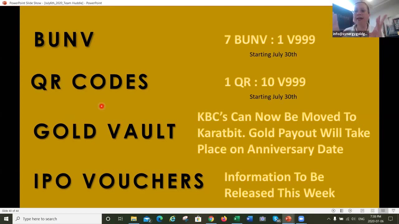 Will #V999 Create Legacy Wealth Start Your Journey With #Karatbars Today!