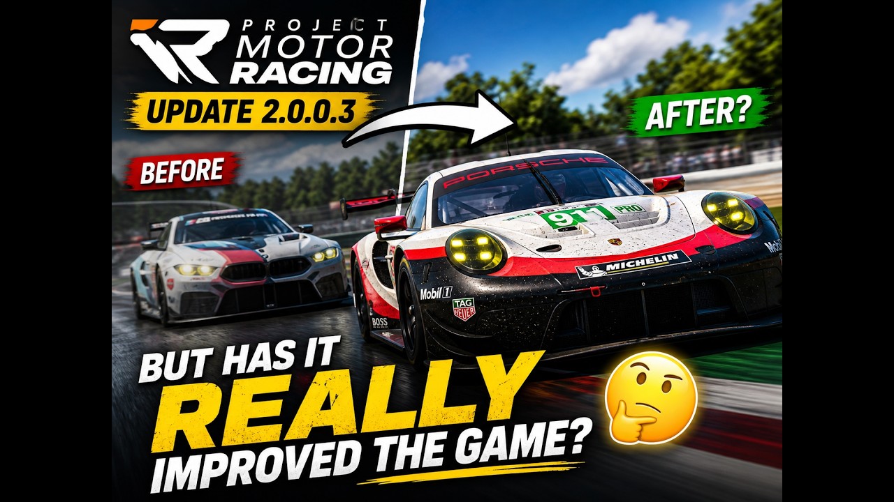 Обновление Project Motor Racing 2.0.0.3 уже здесь! Новые функции и исправления, которые вам обяза...