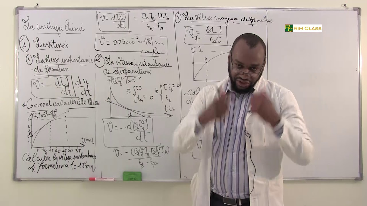 Cinétique Chimie