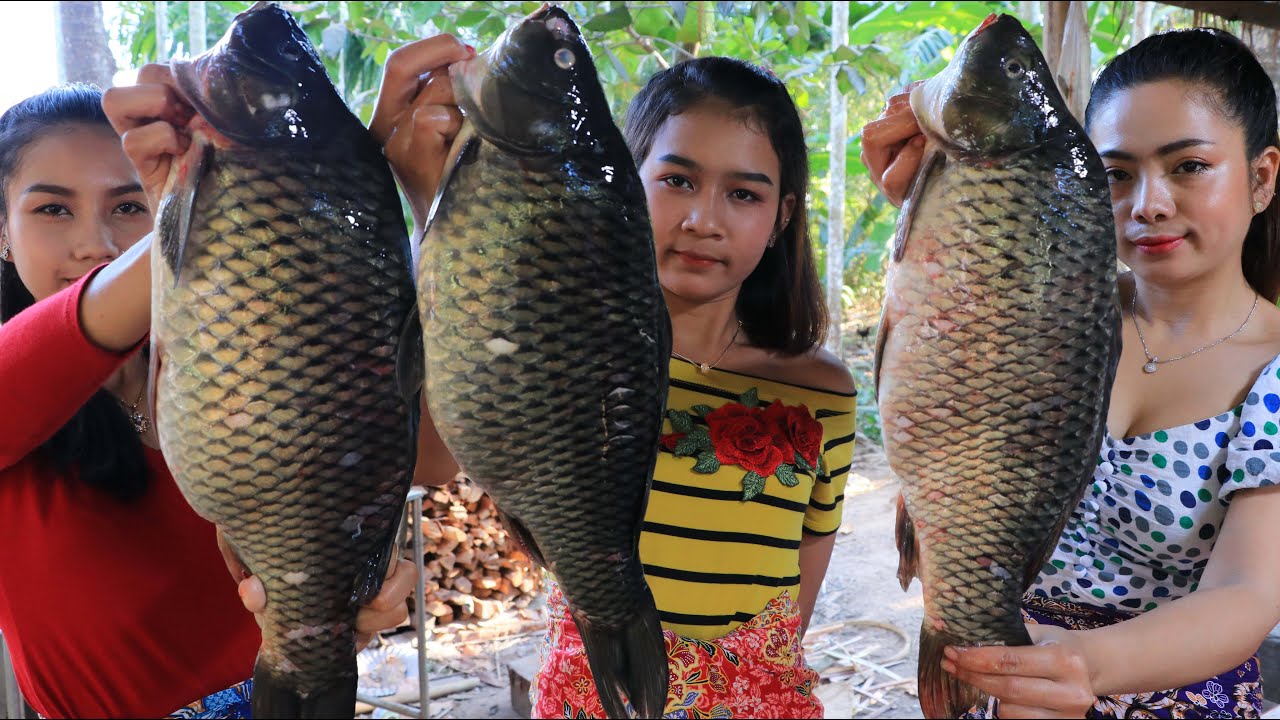 Cooking big fish fry with fish sauce recipe - Natural Life TV