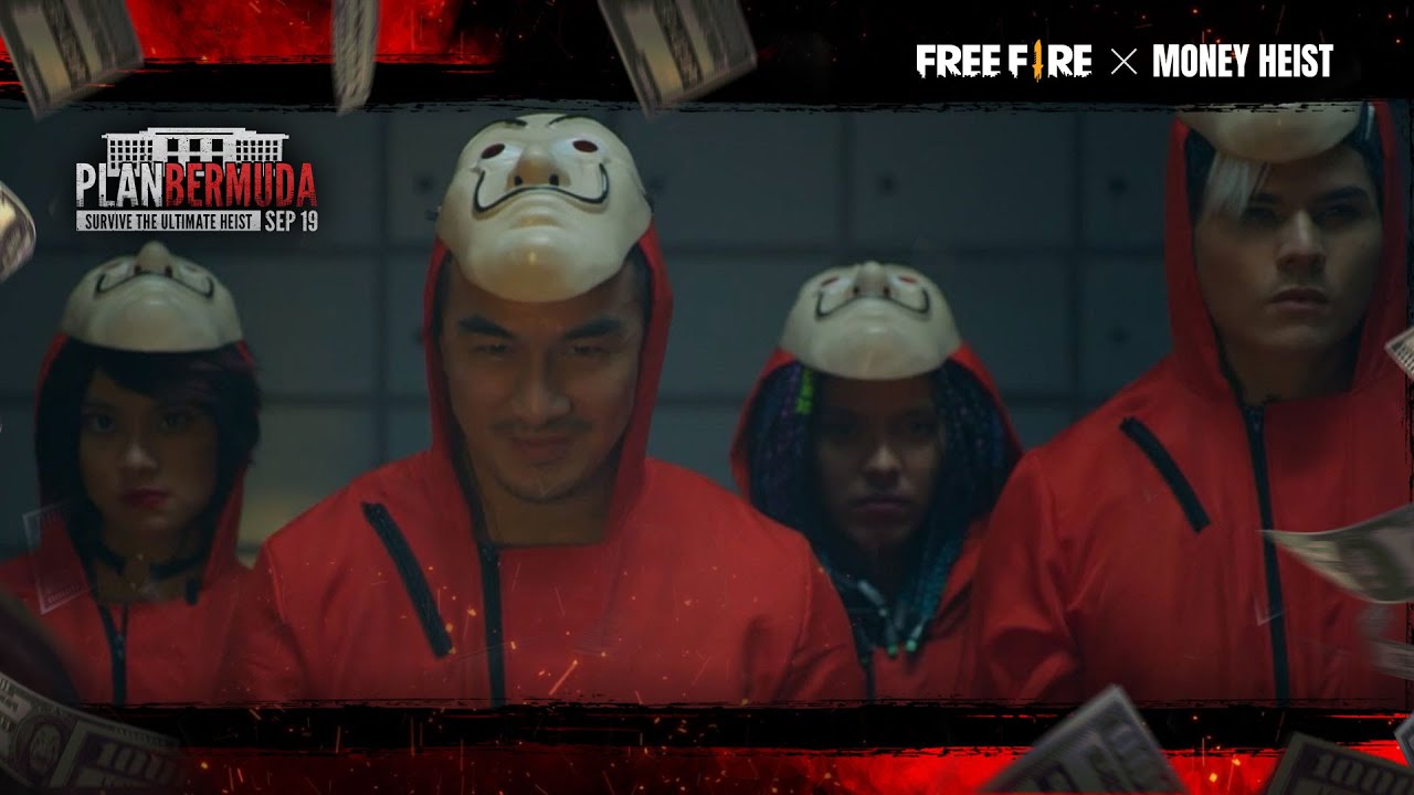 Joe Taslim Anggota Money Heist! | Free Fire Plan Bermuda