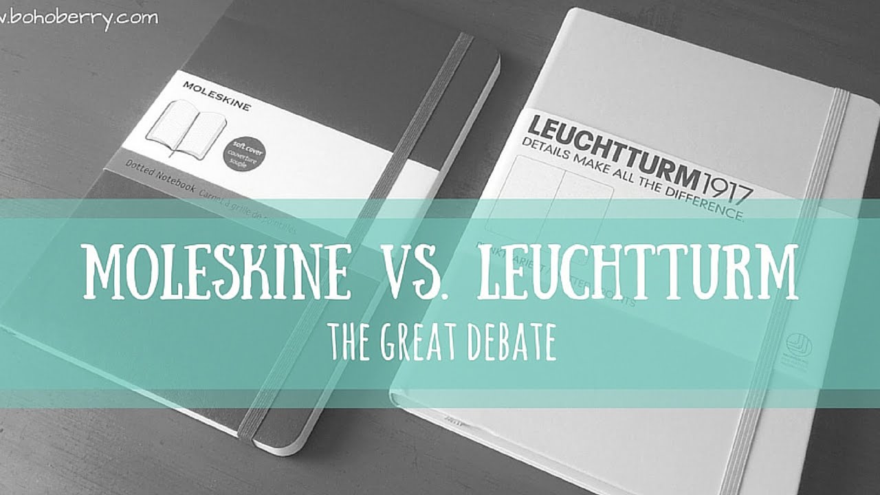 Moleskine против Leuchtturm1917 Великие дебаты
