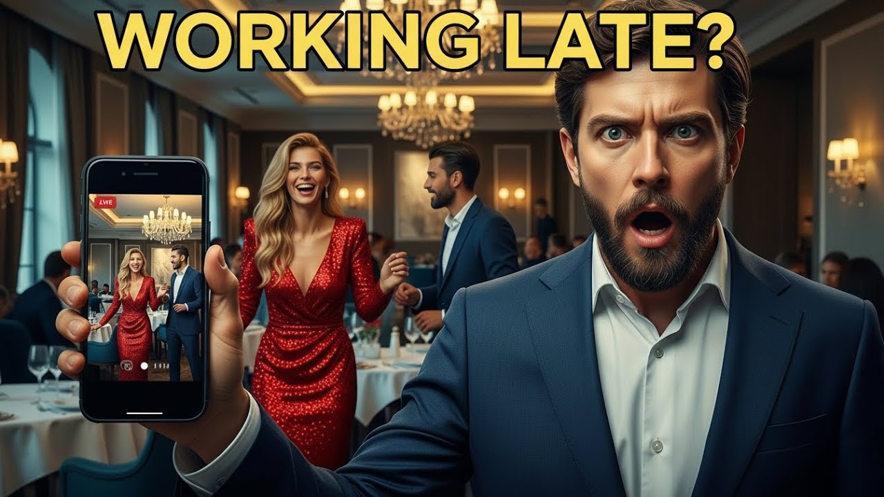 My Wife Claimed She Was Working Late — So I Live-Streamed Her “Overtime” to Her Whole Family