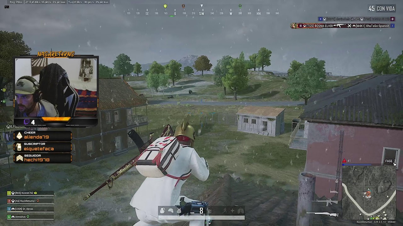 Pubg de consola! Pasa y suscríbete para apoyar el stream y el canal! Aqui Nash de la casa Returns!