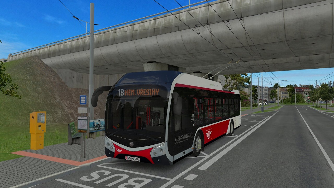 SIMT MHD | Linka 18 (Bělice - Nemocnice Vřesiny) | Škoda 32Tr SOR #465