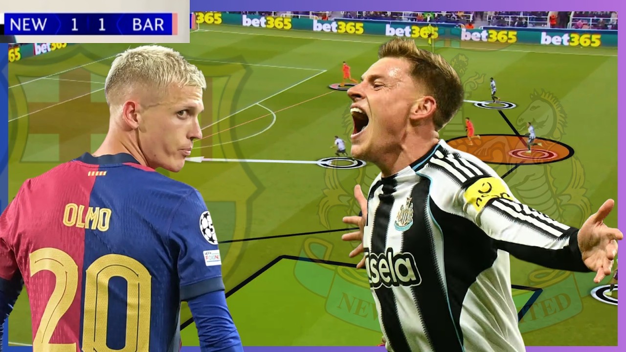 How Eddie Howe&rsquo;s Tactics Nearly Shocked Hansi Flick  Newcastle United vs Barcelona Tactical Analysis
