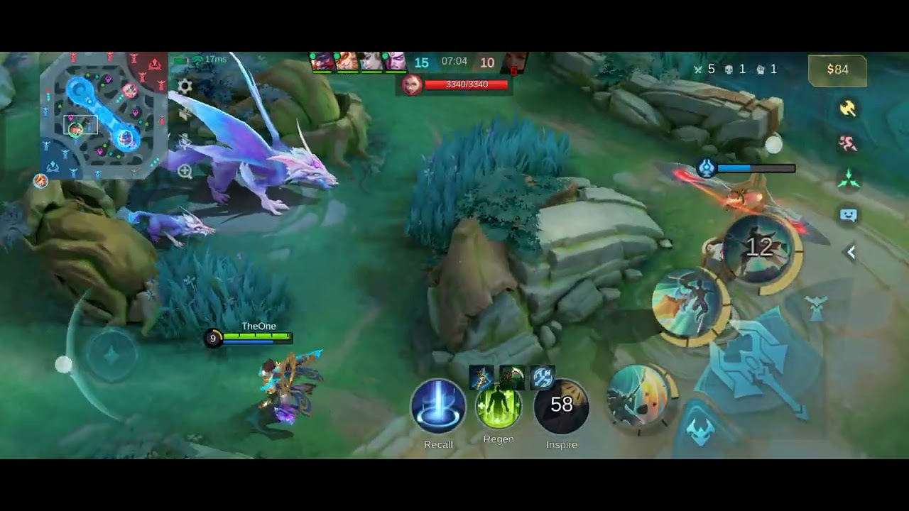 RANKED GAME 😱 GOLD LANE Zilong GAMEPLAY!