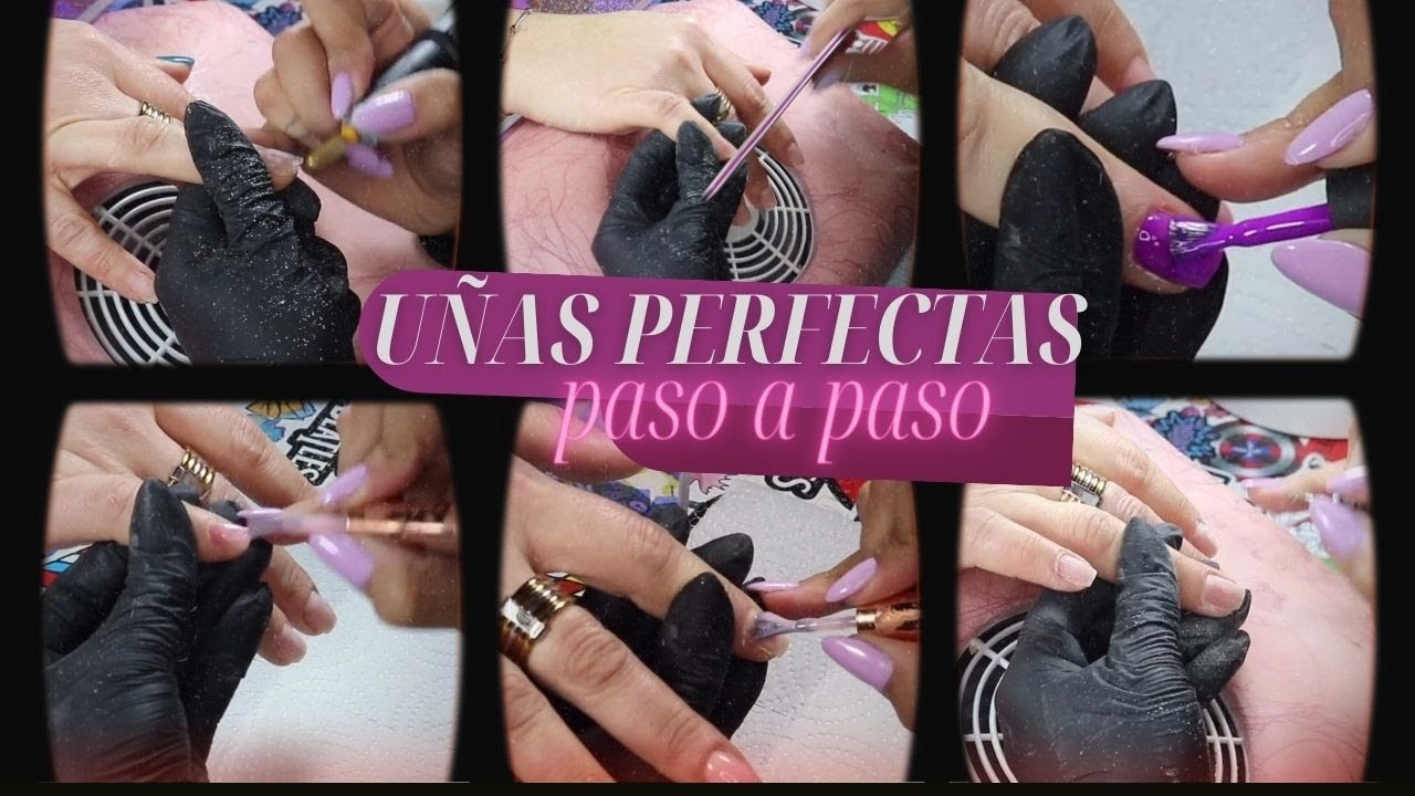 DIY U&Ntilde;AS RUBBER BASE PASO A PASO